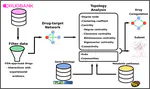 A landscape for drug-target interactions based on network analysis